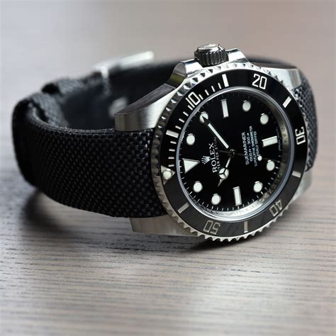 Rolex with nylon strap